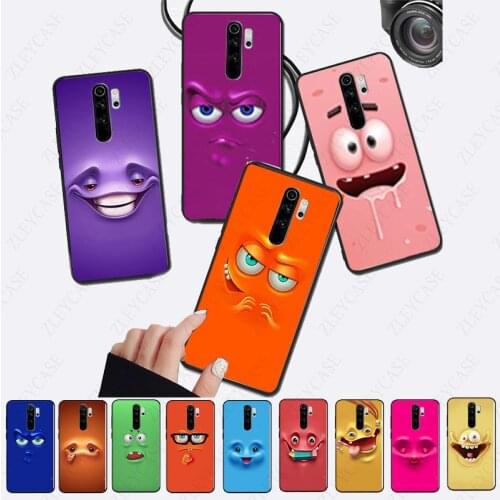 Kawaii Cute funny Faces Phone Case for redmi note8pro note7 note5 note6pro 7 7A 8 8A Note8T note9s note 9pro max K30 funda cover