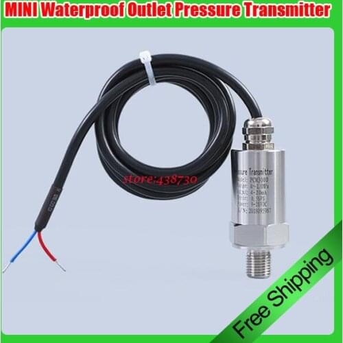 MINI Waterproof Outlet Pressure Transmitter/74mm Water Pressure Pressure Sensor/4-20MA Diffusion Silicon Pressure Transmitter