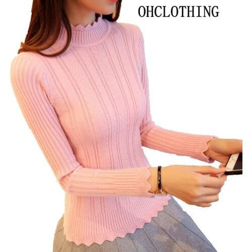 OHCLOTHING New sweater cultivate ones morality Knitted sweater women sweater Cultivate ones morality suppleness sweater women