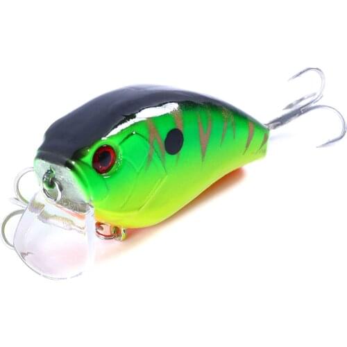 Floating Deep Diving Crankbait Fishing Lure 6cm 17g 3D Lifelike Eyes Wobblers Peche Isca Artificial Crank Bait Fishing Tackle