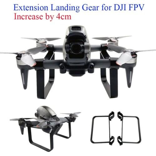Landing Gear for DJI FPV Combo Height Extended Leg Protector Quick Release Feet Extensions Kits Drone Support Guard Accessories