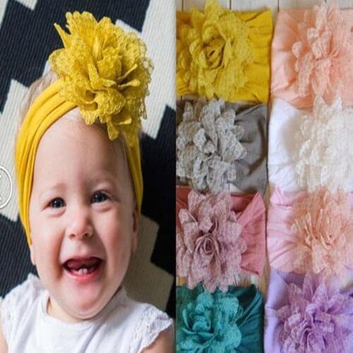 3D Big Flower Ribbon Hair Bands Handmade DIY Headwear Photo Prop Hairband Kids Child Newborn Baby Girl Headband Satin Accessory