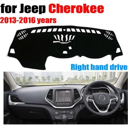 Car dashboard covers mat for Jeep Cherokee 2013-2016 years Right hand drive dashmat pad dash cover auto dashboard accessories