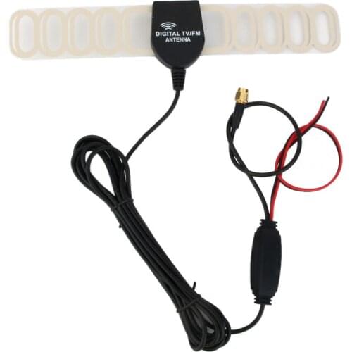 SMA Plug Auto Car Digital TV Aerial Antenna Amplifier Booster RG174 Cable