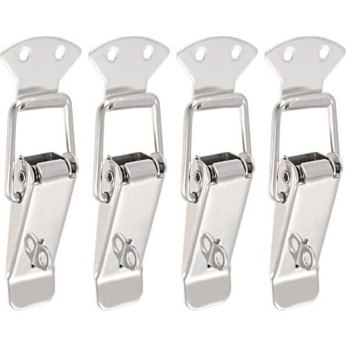 Toggle Latch Large Size Stainless Steel Spring Loaded Toolbox Latch Box Lock - Pack of 4
