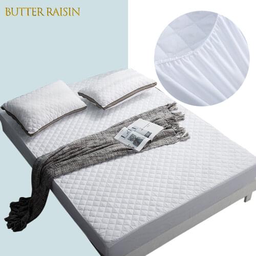 180*200cm Bed Cover Quilted Mattress Protector Thickened Fleece Cloth Fabric Mattress Topper For Bed Anti-mite Bug Mattress Pad
