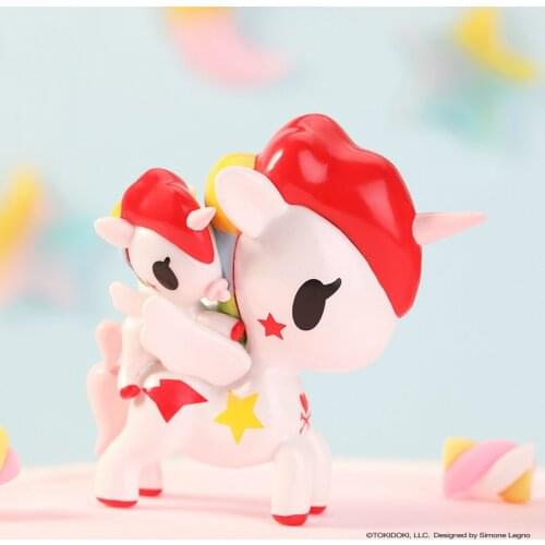 Tokidoki Unicorn Second Family Blind Box Hand Anime Unicorn Mermaid Series Toys Figure Birthday Gift Kid Toy Doll for Boys Gift