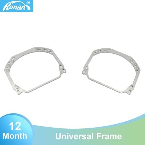 Ronan Universal retrofit adapter frame for Q5 Hella 2 3 5r LED lens DIY car headlight