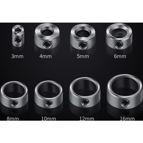 Drill Stop Positioner, Dowel Shaft Chuck Locator, 3/4/5/6/8/10/12/16mm Woodworking Drill Bit Limit Ring Depth Stop Tool