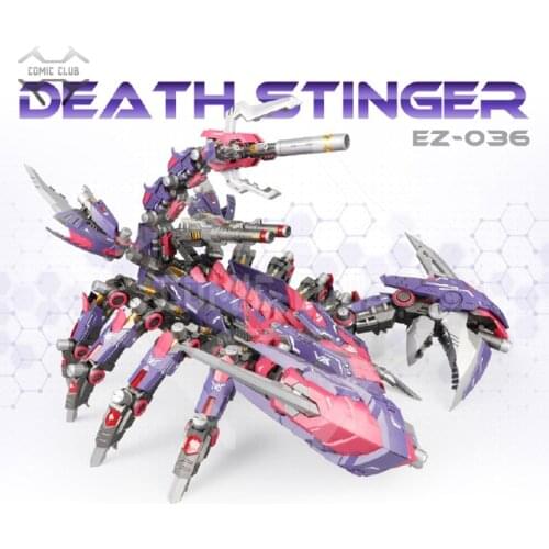 COMIC CLUB IN-STOCK ZA Model Mechanical Beast EZ-036 DEATH STINGER Assemble Model Action Figure Robot Toys
