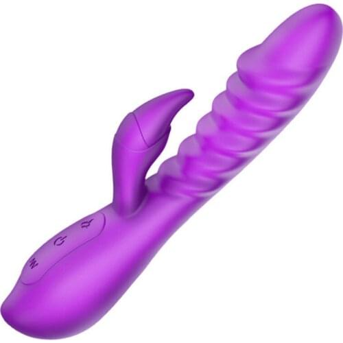 Heating Vibrator G Spot Vagina Shocker Sex Product USB Rechargeable Female Masturbation Dildo Vibrator Sex Toy for Woman