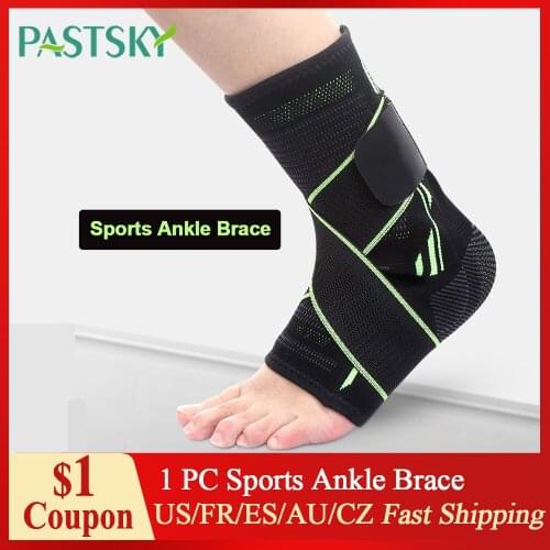 1 PC Sports Ankle Brace Compression Strap Sleeves Support 3D Weave Elastic Bandage Foot Protective Gear Ankle Healthe Care Belt