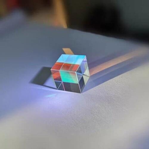 20Mm Tetrahedral Cubic Optical Cube Photography with Tetrahedral Prism Home Decoration Prism Glass