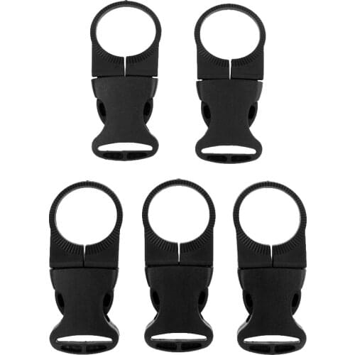 Multi-function 5Pcs Sports Water Bottle Buckle Clip Hanging Hook Holder For Webbing Belt Outdoor Camping Hiking Travel Accessory
