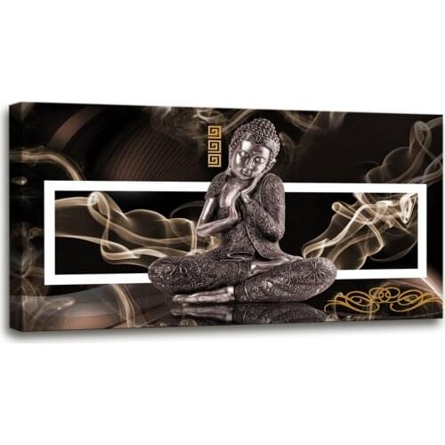 5D DIY Diamond Painting Buddhism Sticker Full Round Drill Pictures Embroidery Buddha Statue Mosaic Cross Stitch Craft Wall Decor