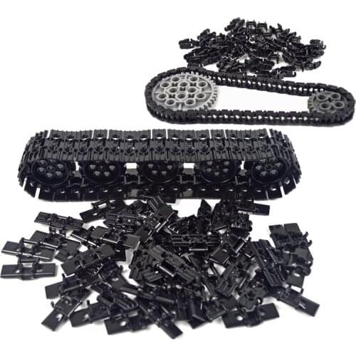 88323 Chain Bricks Link Tire gear wheels Technic Parts Truck tank Track Treads Technology accessory Model 3711 Building Blocks