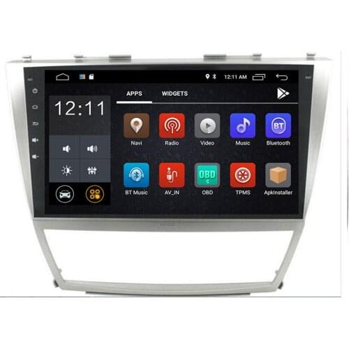 10.2" octa core Android 10 Car radio for Toyota Camry 2007-011 car dvd with GPS,4G RAM,64G ROM,steering wheel Map steer rds bt