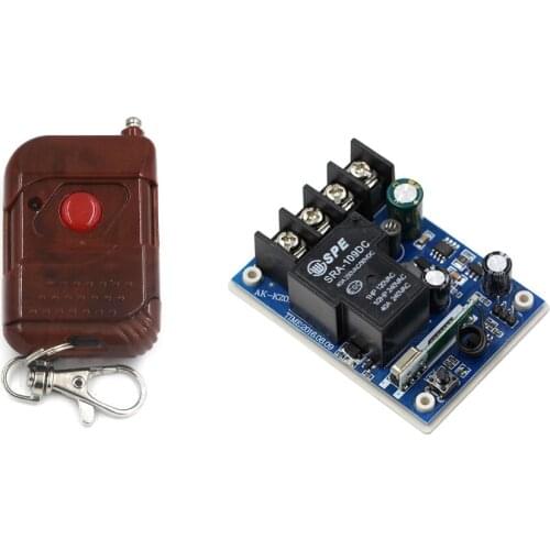 DC 12V 24V 36V 48V Wireless Remote Control Switch Remote Power Switch 1CH Relay Wireless Switches Receiver & Transmitter