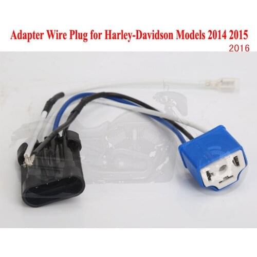 For Harley Light Part 5.75" 7"Headlamp Wire Harness Adapter for 2014+ Harley Touring and Trike Dyna Switchback FLD P/N #69200897