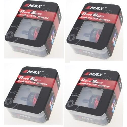 4PCS/lot Original EMAX RS2306 2400KV / 2750KV Motor 3-4S Racing Brushess Motor for FPV RACER Quadcopter RC Drone Aircraft Black