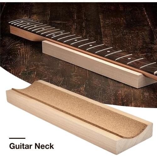 Electric Acoustic Guitar Bass Caul Long Neck Rest Support Fretwork Luthier Cork Setup Soft Fit for Guitar Banjo Mandolin Bass