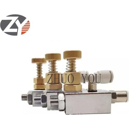 Edge banding machine spray device nozzle pinhole plate cleaning device nozzle