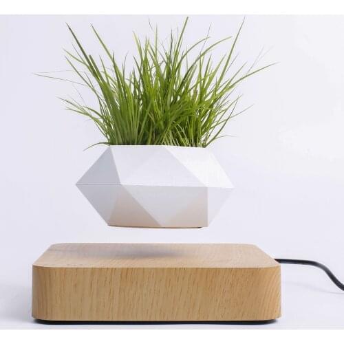 Magnetic Levitating Plant Pot Bonsai Air Suspension Floating Flower Pot Vase Decoration Home Design
