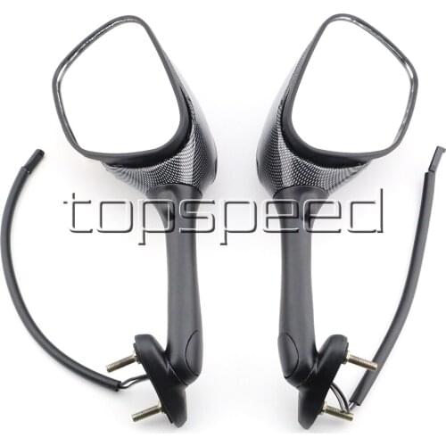 Motorcycle Rearview Mirrors For Suzuki GSXR600 GSXR750 2006-2015 Carbon