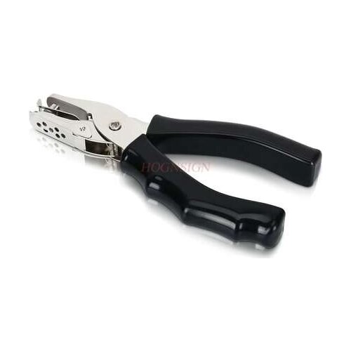 Single hole handheld puncher round hole binding machine small student portable hand-held mini manual puncher a4 paper puncher