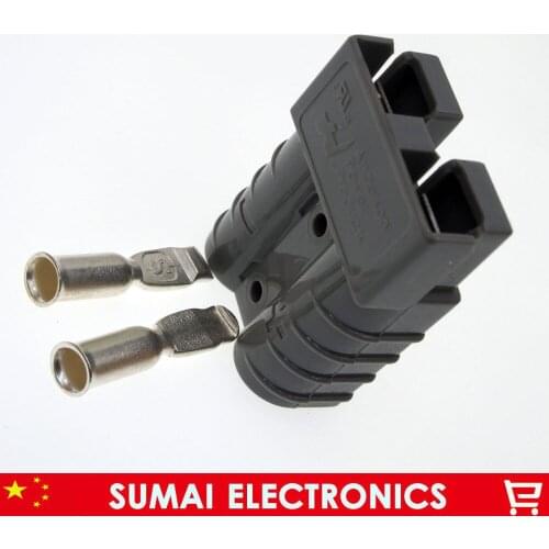 Grey,Great APP SB50A 600V Charging battery plug with Pin,50A EPS/UPS Large current power connector. cULus,UL,ROHS Standard