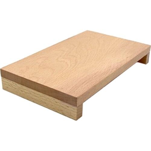 Premium Wooden Jewelry Display Tray Necklace Ring Earring Bracelet Watch Showcase (2 Size, 2 Colors)