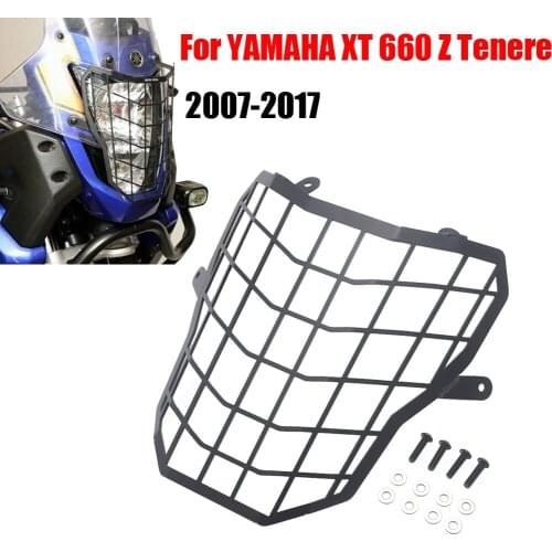 For Yamaha XT 660 Z Tenere XT660Z 2007-2017 2016 2015 2014 2013 2012 Motorcycle Headlight Guard Protector Cover Protection Grill