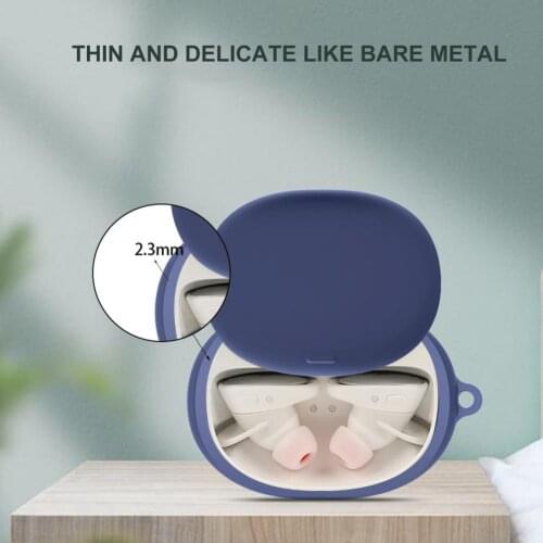 Protective Cover Anti-scratch Washable with Buckle Bluetooth Earphone Protective Skin for Anker Soundcore Liberty2 Pro