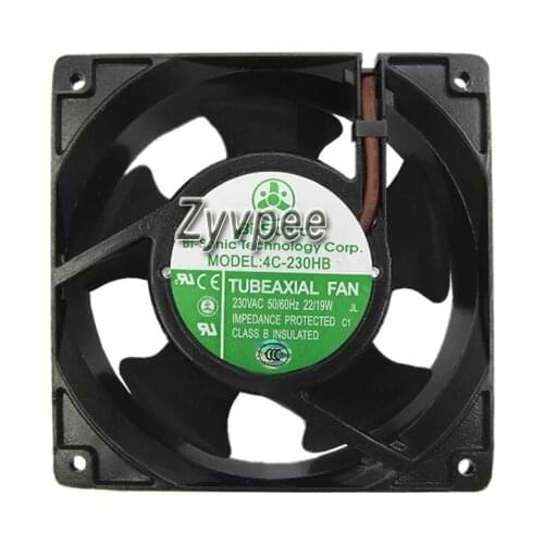 Zyvpee® 120x120x38mm 4C-230HB 12cm 230VAC 50/60Hz 22/19W 2Pins 2Wire Air conditioning module fan