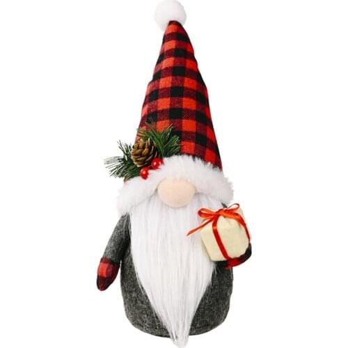 1pcs Christmas Faceless Doll Small Christmas Adornment Christmas Ornament