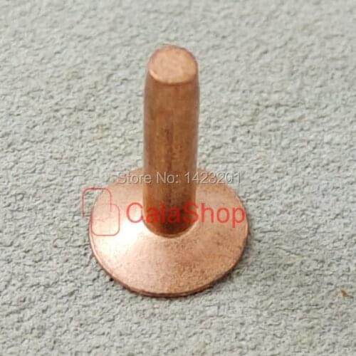 100 pcs / Lot 12mm Solid Copper Rivets & Burrs Permanent Fasteners Gauge Horse Tack