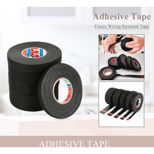 Durable Adhesive Cloth Fabric Tape Cable Looms Wiring Harness For Car Magical Flame PVC Electrical Tape Electri Insulation Tapes