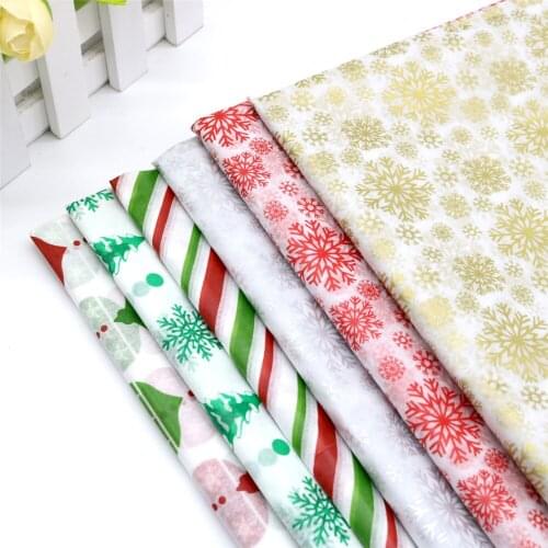 30pcs/lot Snowflake Christmas Tissue Paper Flower Clothing Shirt Shoes Gift Wrapping Papers Floral Packaging Material