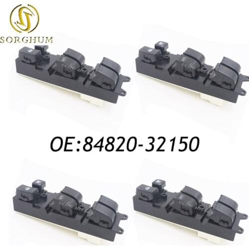 4PCS 84820-32150 For 1989-1995 Toyota Camry Land Cruiser Power Window Master Control Switch 84820-33060,8482033060,8482032150