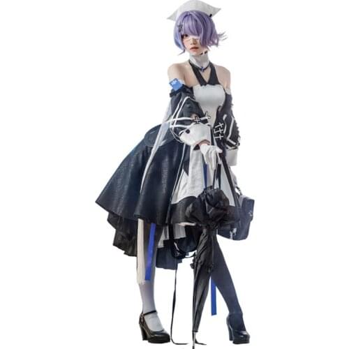 Anime Game Arknights Whisperain Cosplay Costume Dress Gloves Pantyhose Hat Daily Carnival Party Festival Uniform Brand New