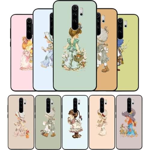 Sarah Kay black Silicone Phone Case For Redmi note 8 7 Pro S 8T for redmi 9 7A Cover