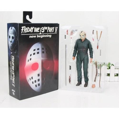 NECA Friday the 13th Jason Ultimate Part 5 Roy Burns Action Figure Model Toys new beginning