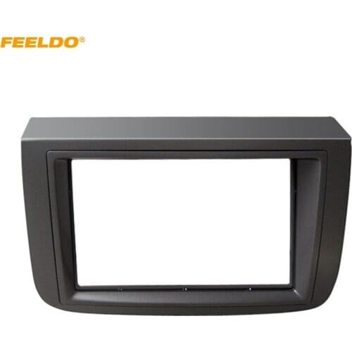 FEELDO Car 2Din Radio Fascia Frame for Fiat Croma 2005 Refitting DVD Dashboard Mount Face Panel Trim Kit #HQ5200