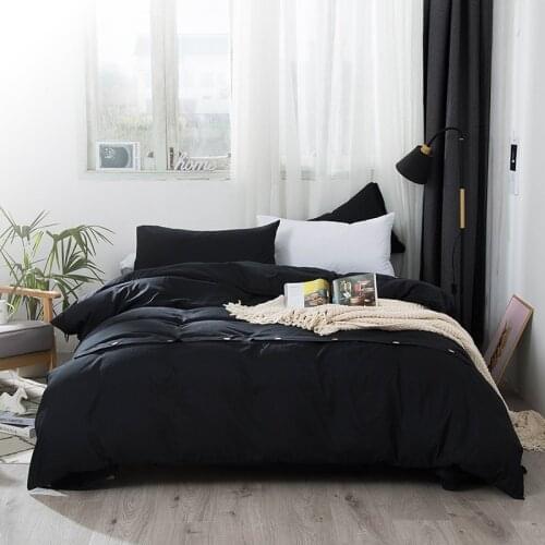 Special Offer Direct Selling Button Quilt Cover Bedding Set Europe Queen King Single Duvet For Home White Bed Black Linens Gray