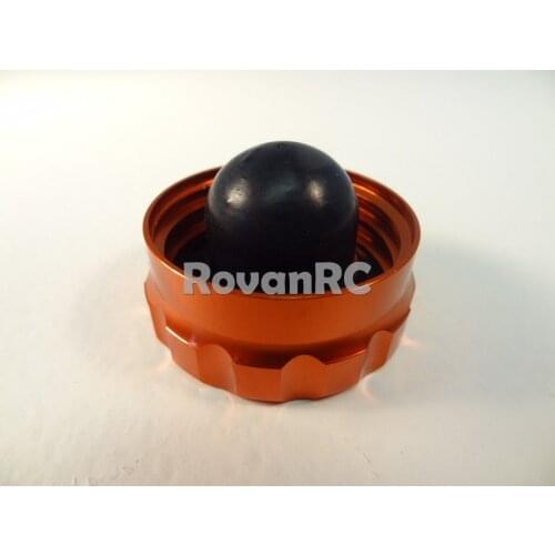 Rovan 1/5 Scale CNC Orange Aluminum Gas Cap HPI Baja 5b buggy, 5t Truck Nice