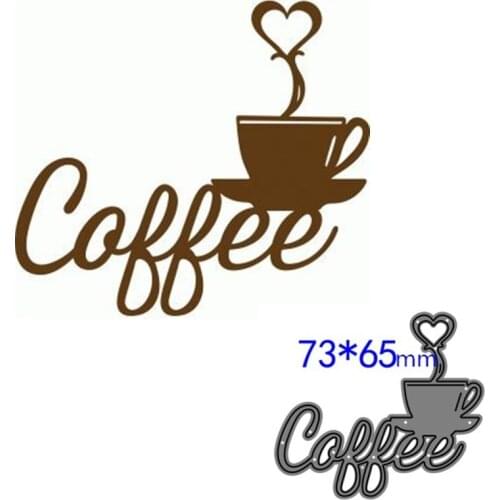 Metal cutting dies cut die mold coffee decoration Scrapbook paper craft knife mould blade punch stencils dies