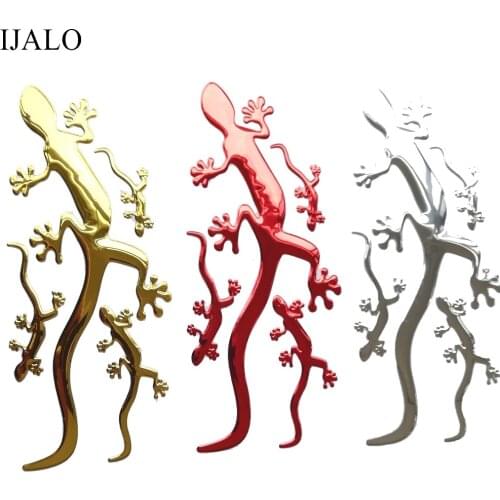 Cute Max Gecko Mom and kids Funny 3D car sticker Car styling decoration decal soft PVC Chromed emblem badge sticker accessories