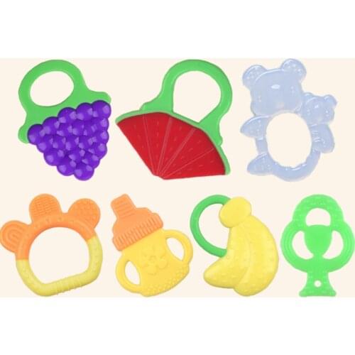 Silicone Baby Teethers Fruit Food Grade Fruitise Silicone Tiny Rod Childrens Goods Nursing Gift Baby Teether Toys Assured Safe