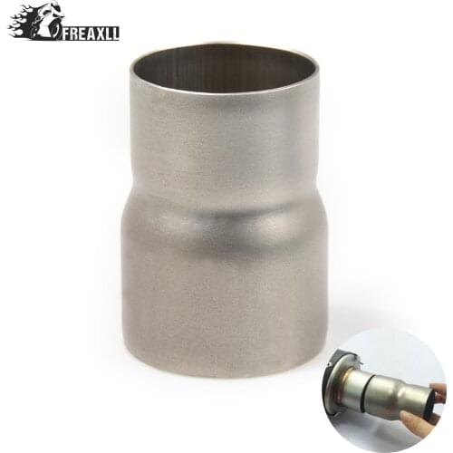Universal 61mm-51mm Motorcycle Modified exhaust Muffler pipe Adapter Reducer Connector Pipe Tube For Suzuki Ducati Buell BMW