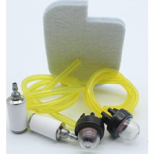 Air Filter Fuel Line Snap In Primer Bulb Kit For POULAN HUSQVARNA CRAFTSMAN P3314 P3416 P3516PR P3816 Chainsaw Trimmer 530057925